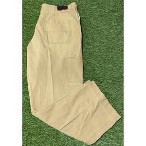 Woolrich Pants Mens 40‎ Beige Straight Fit Stretch 5 Pocket Utility Workwear